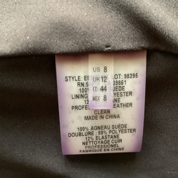 Elie Tahari Suede Cropped Jacket - Picture 8 of 10